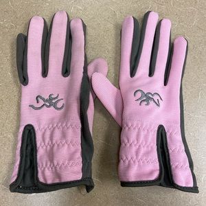 Pink Browning Shooting gloves